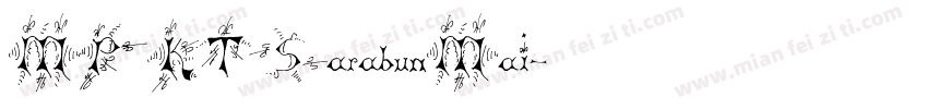 MP KTSarabunMai字体转换